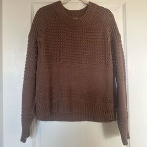 Universal Thread Chocolate Brown Crew Neck Sweater